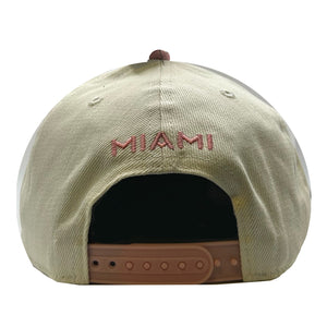 Fan Ink Inter Miami Evolve Snapback Hat (White/Pink)