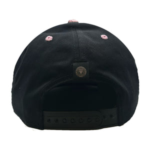 Fan Ink Inter Miami Bankroll City Snapback Hat (Black/Pink)