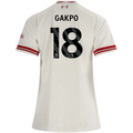 adidas Women’s Liverpool Cody Gakpo Away Jersey 26/27 (White/Red)