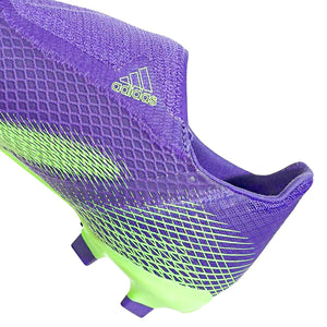 adidas Jr. X Ghosted .3 LL FG Soccer Cleats (Energy Ink/Signal Green)