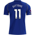 Nike Mens Chelsea FC Jamie Gittens Home Jersey w/ EPL + No Room For Racism + Club World Cup Champion Patches 26/27 (Bright Royal/Gold)
