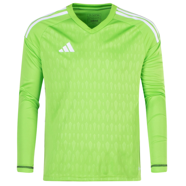 adidas Youth Tiro Goalkeeper Jersey Green Soccer Wearhouse