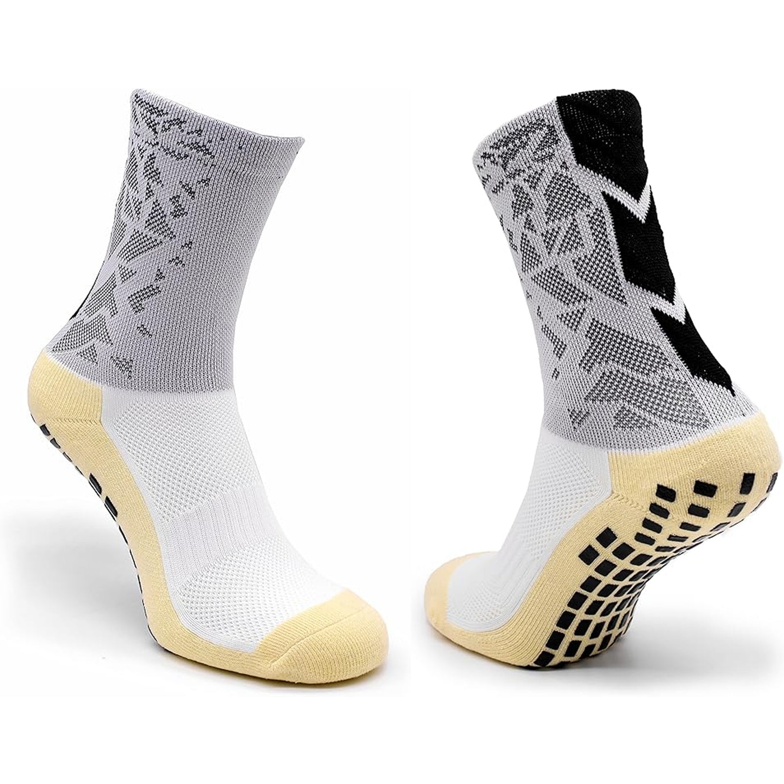 Grip Sock Solid Arrow (White)