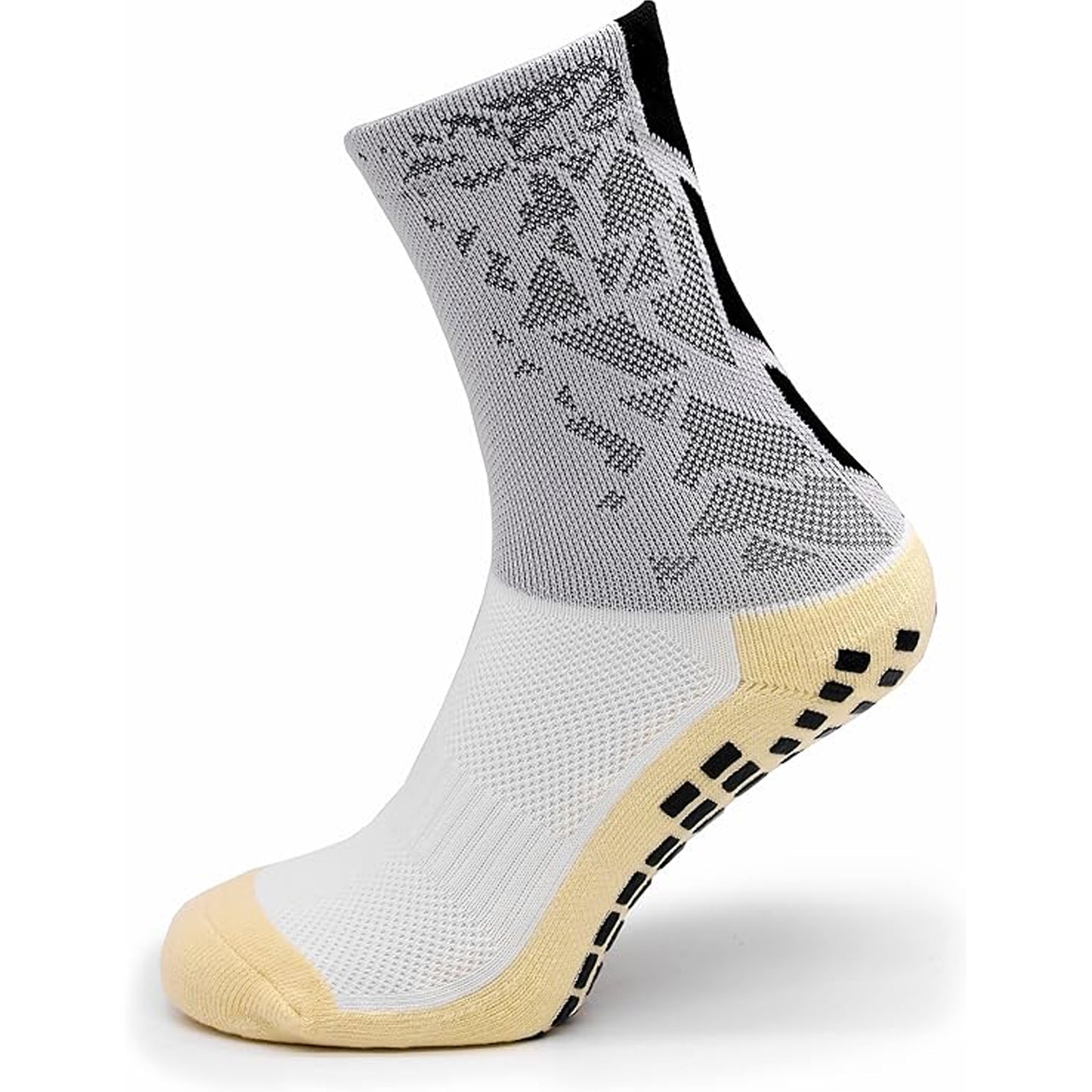 Grip Sock Solid Arrow (White)