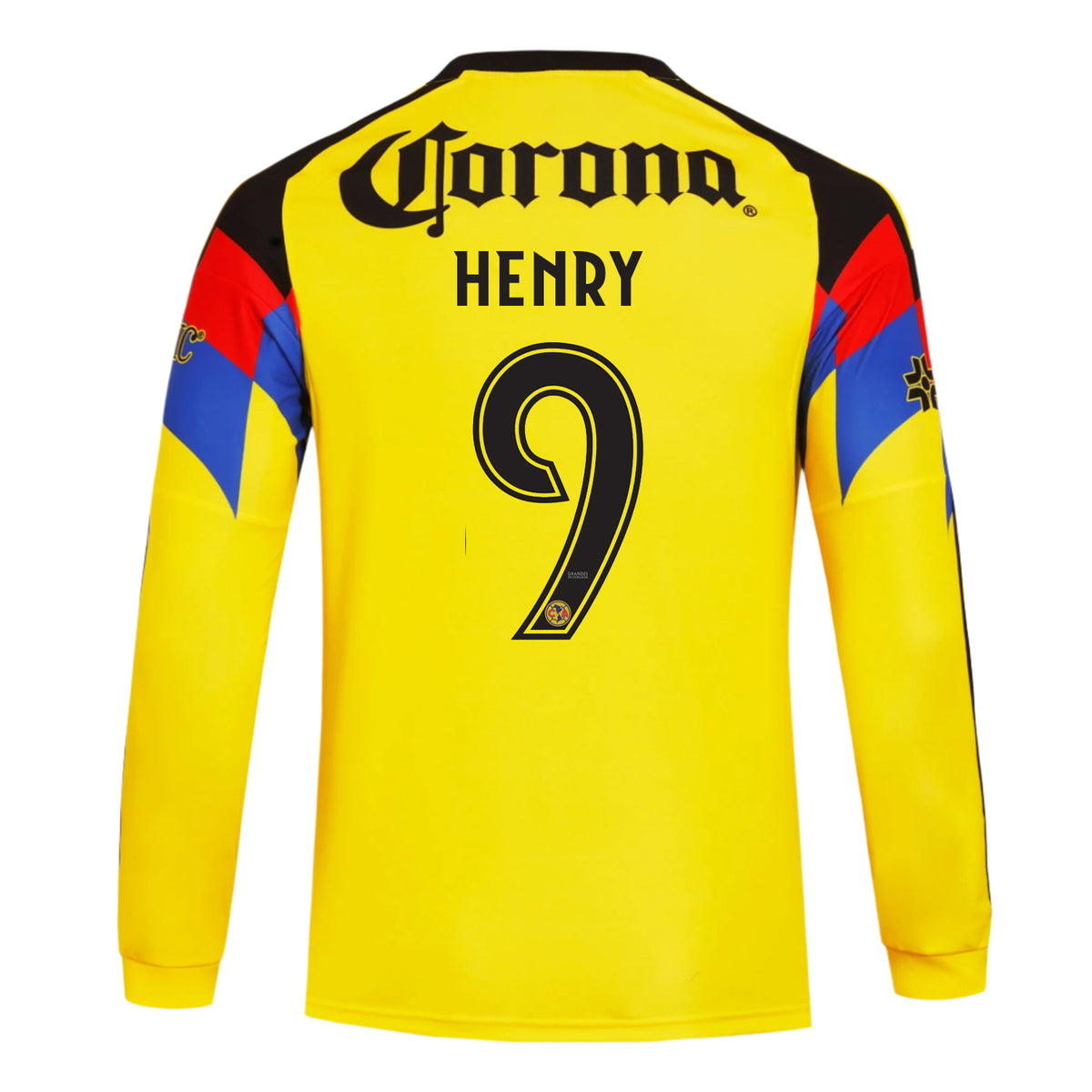 adidas Henry Martin Club América 25/26 Long Sleeve Home Jersey (Yellow)