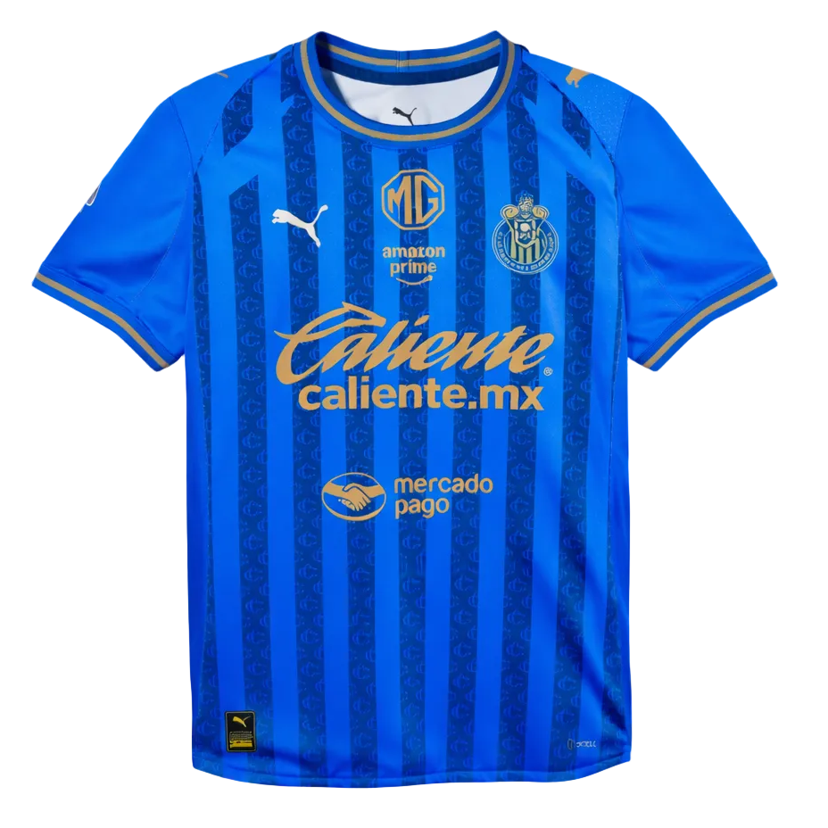 PUMA Men’s Chivas De Guadalajara 25/26 Replica Third Jersey (Royal Blue/Gold)
