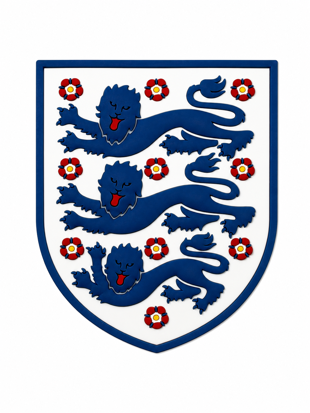 England Three Lions Crest Magnet