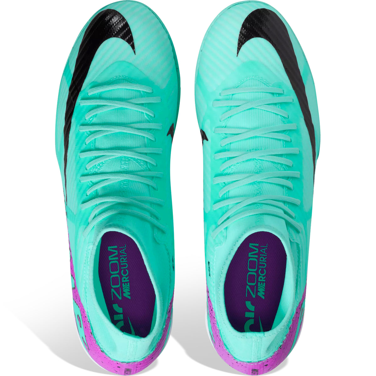 Nike Zoom Superfly 9 Academy Indoor Soccer Shoes (Hyper Turquoise/Fuch - Soccer Wearhouse