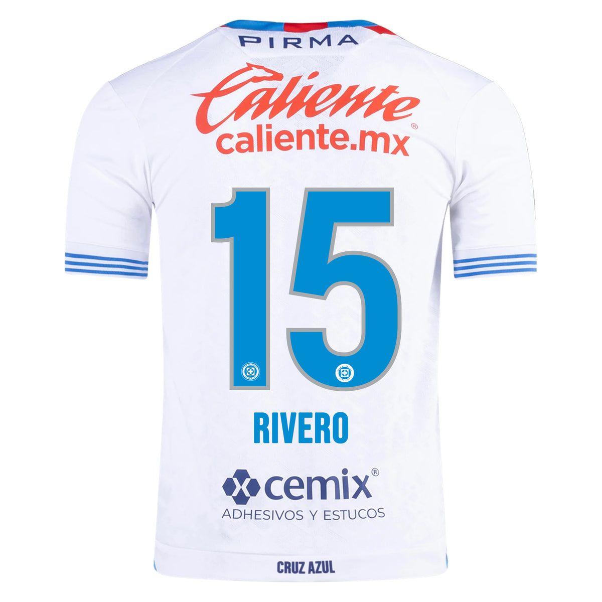 Pirma Ignacio Rivero Cruz Azul Away Jersey 24/25 (White/Blue)