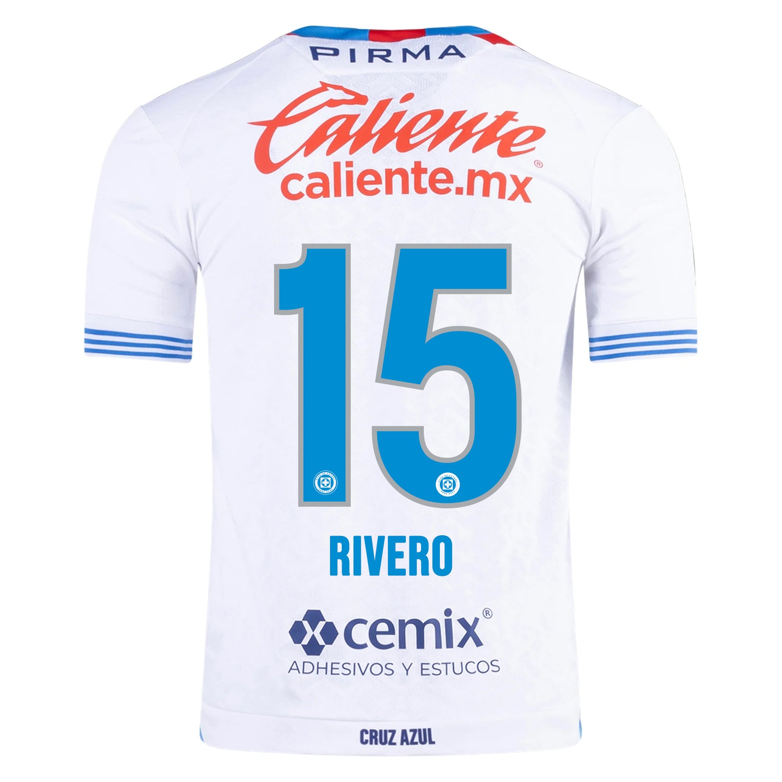 Pirma Ignacio Rivero Cruz Azul Away Jersey 24/25 (White/Blue)