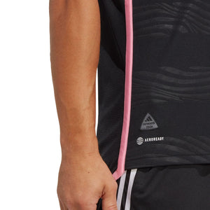 adidas Inter Miami DeAndre Yedlin Authentic Player Version Away Jersey 23/24 w/ MLS Patches (Black/Pink)