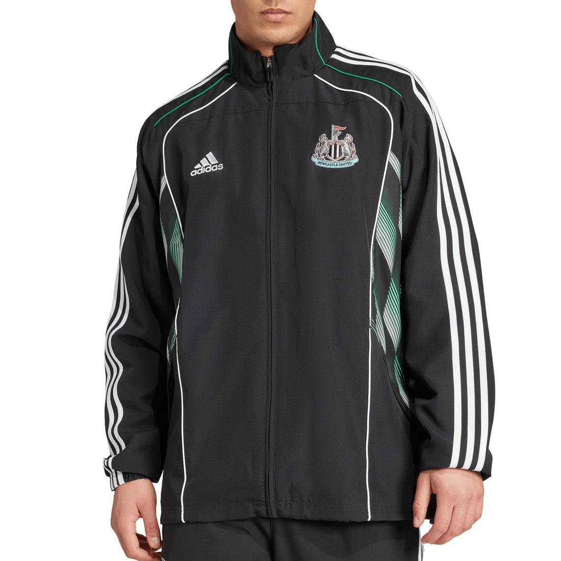 adidas Newcastle 24/25 Urban Purist Track Top Jacket (Black/White)