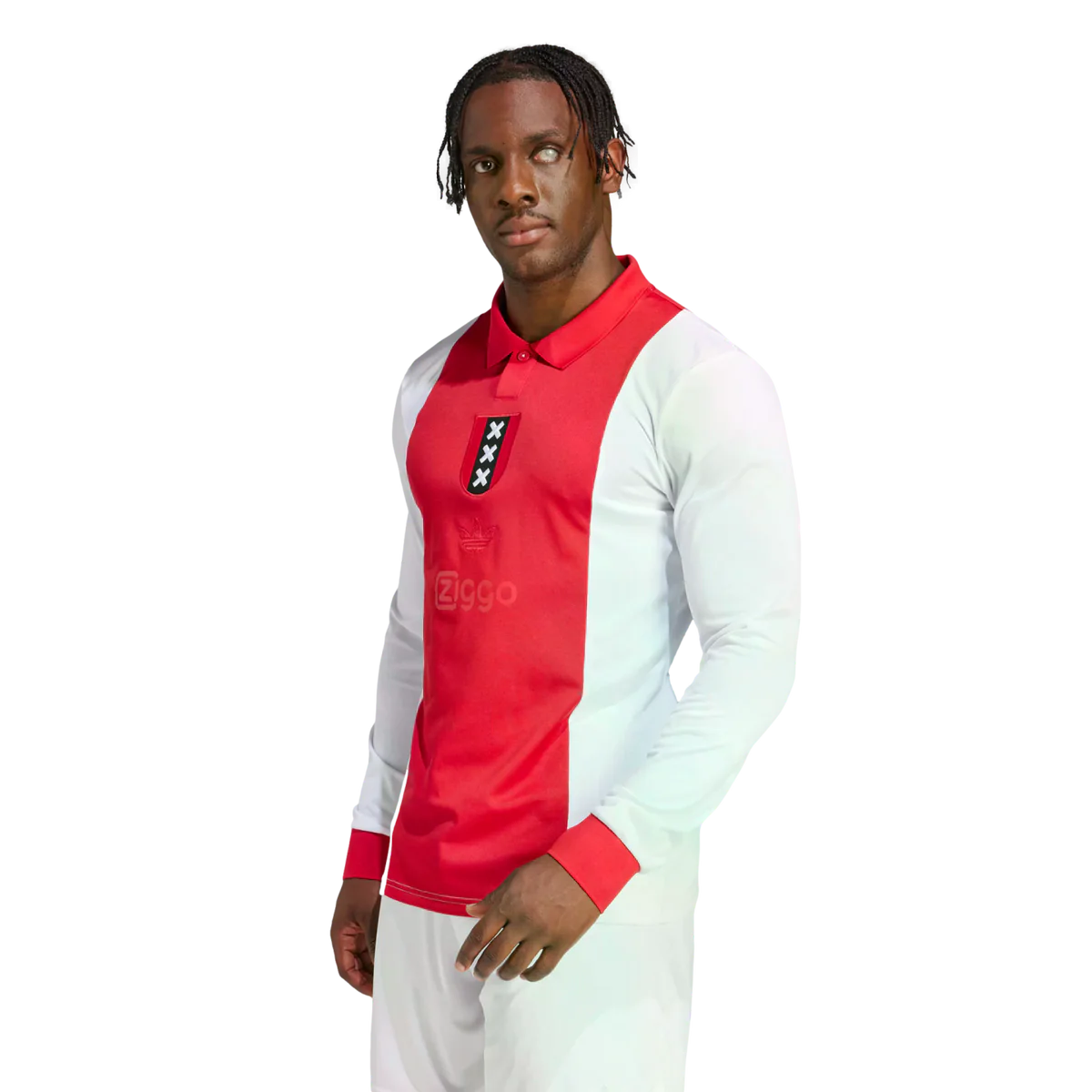 adidas Ajax 125th Anniversary Long Sleeve Jersey 25/26 (Red/White