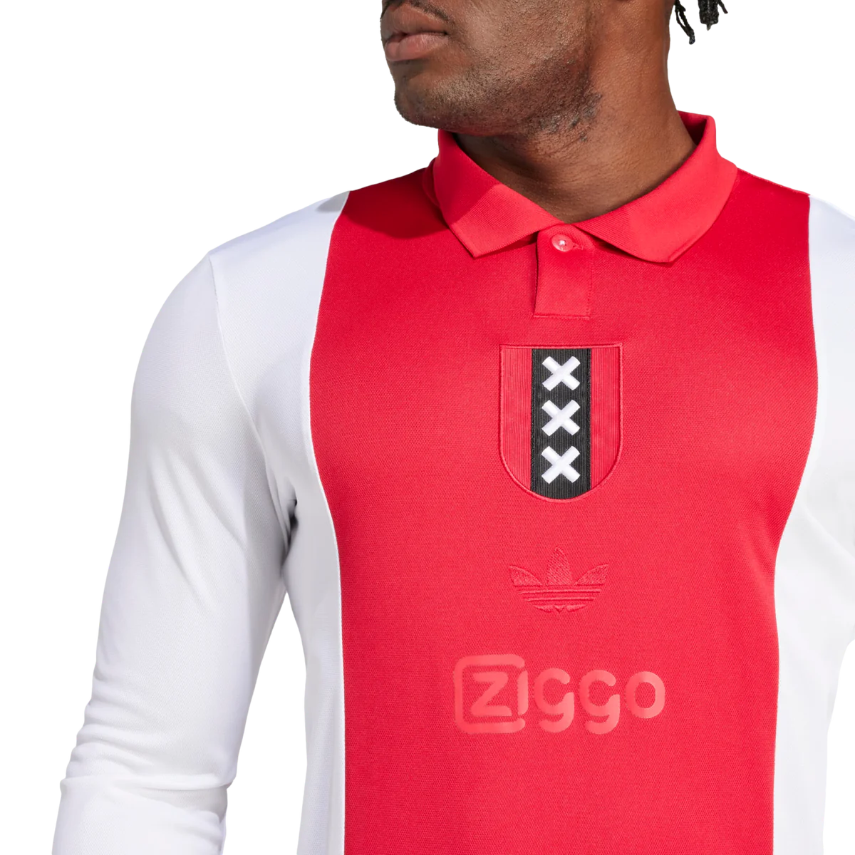adidas Ajax 125th Anniversary Long Sleeve Jersey 25/26 (Red/White)