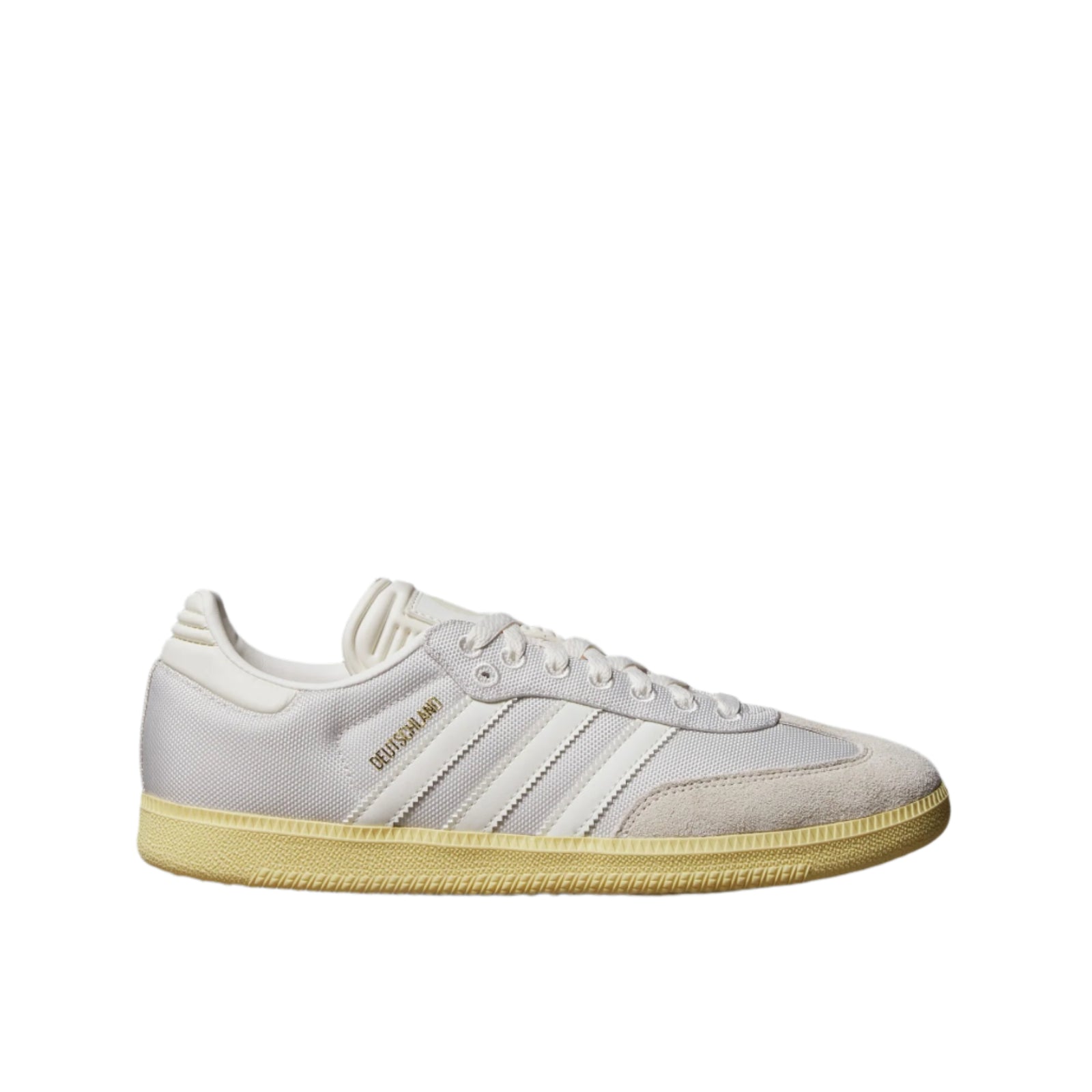adidas Germany Samba 125th Anniversary Indoor Soccer Shoes (Cloud White/Off White/Almost Yellow)