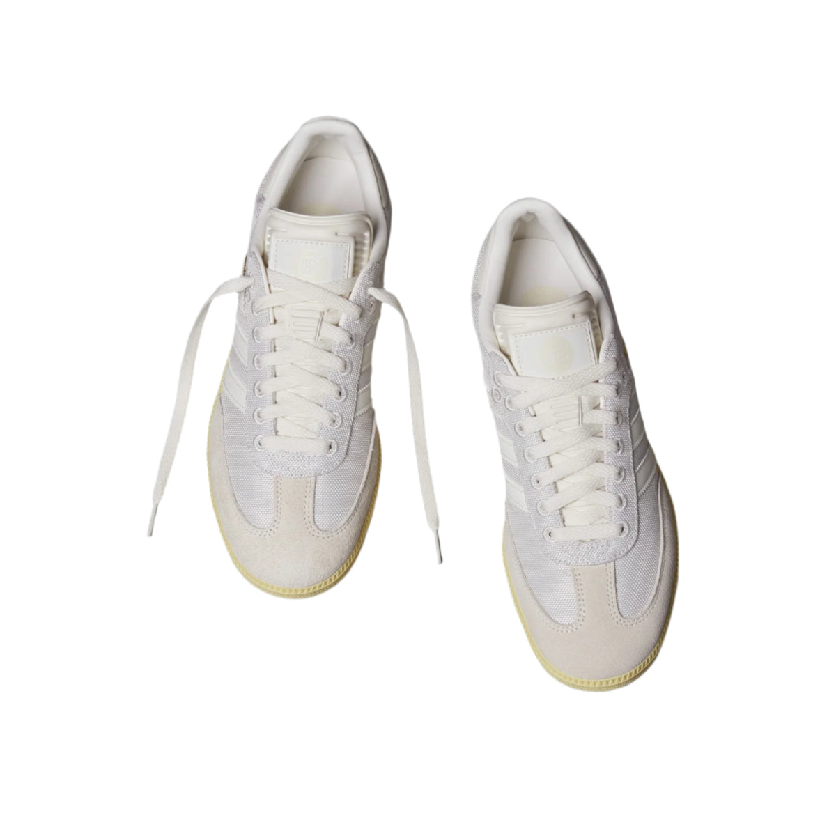 adidas Germany Samba 125th Anniversary Indoor Soccer Shoes (Cloud White/Off White/Almost Yellow)