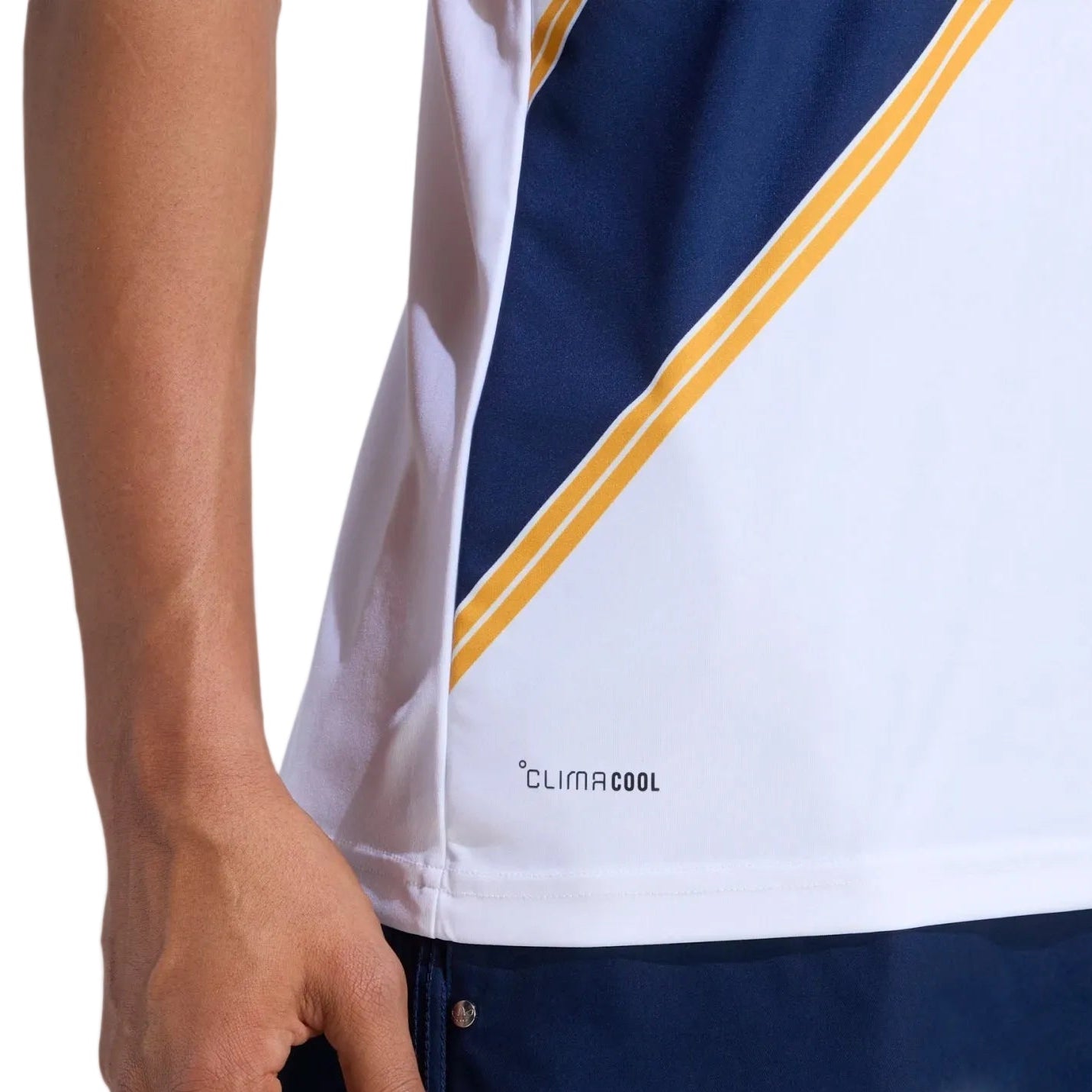 adidas Men's LA Galaxy Home Replica Jersey 26/27 (White)