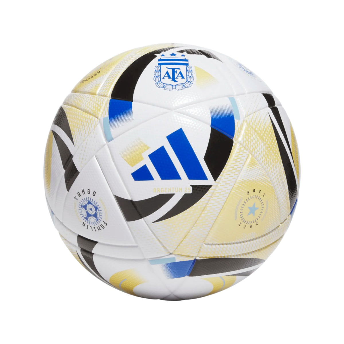 adidas Argentina 2025 League Top Ball (White/Gold/Blue/Black)