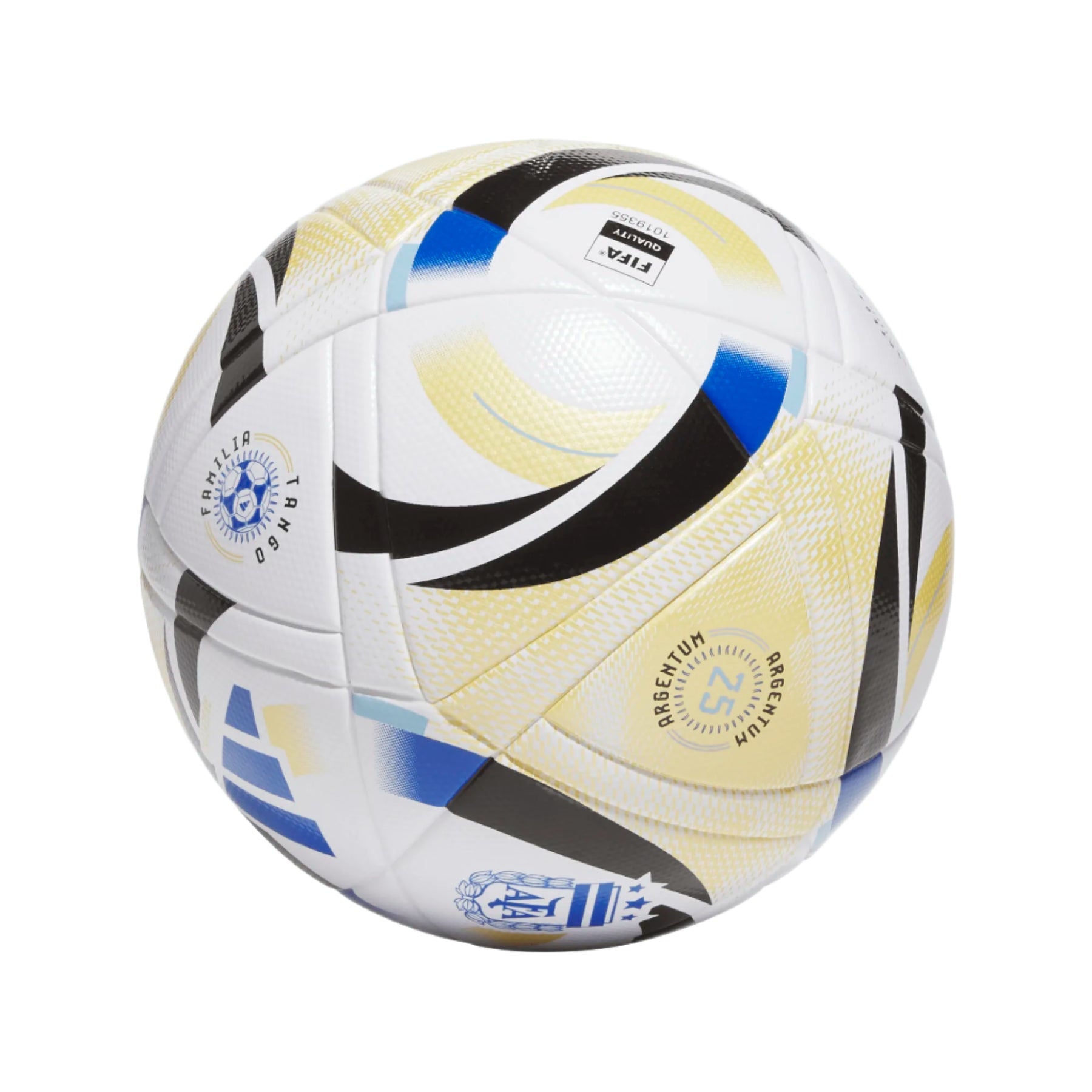 adidas Argentina 2025 League Top Ball (White/Gold/Blue/Black)