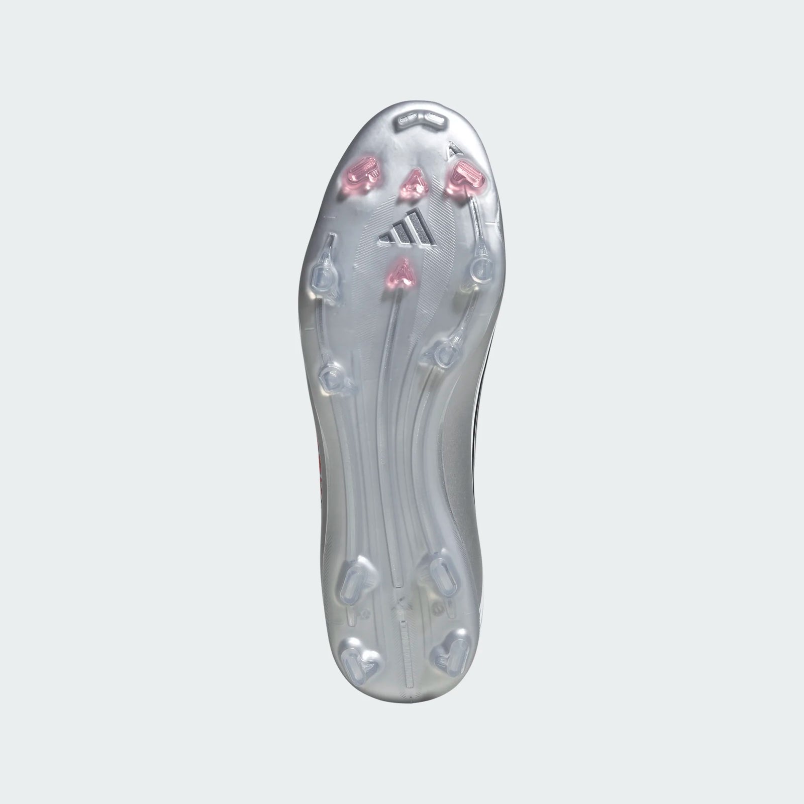 adidas F50 Messi League FG/MG Soccer Cleats (White/Lucid Red/Silver Metallic)