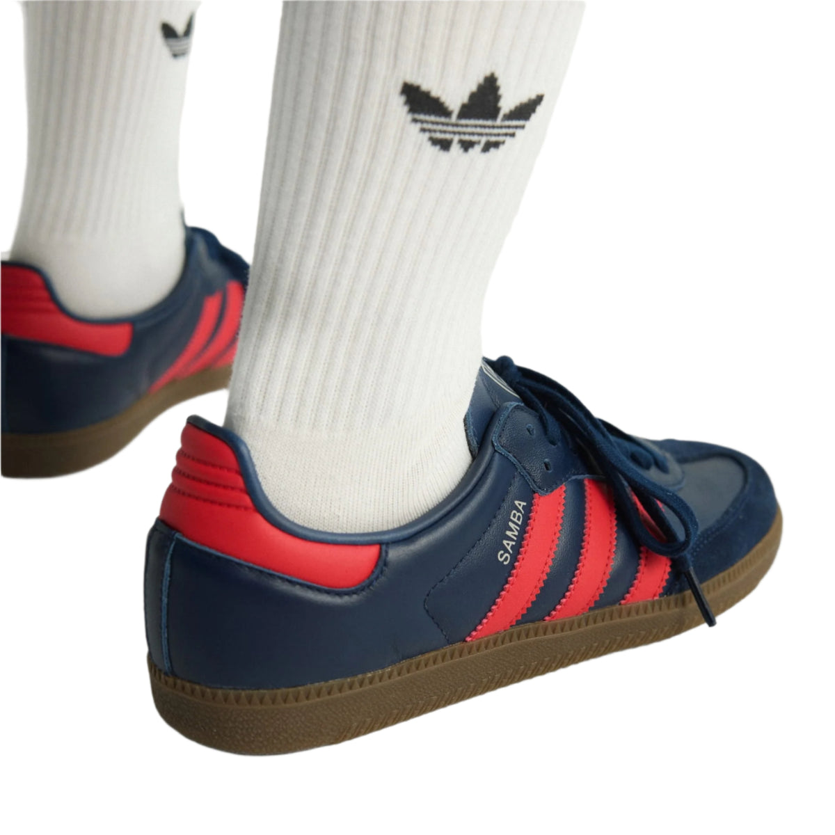 adidas Arsenal Samba Indoor Soccer Shoes (Indigo/Red/Gum)
