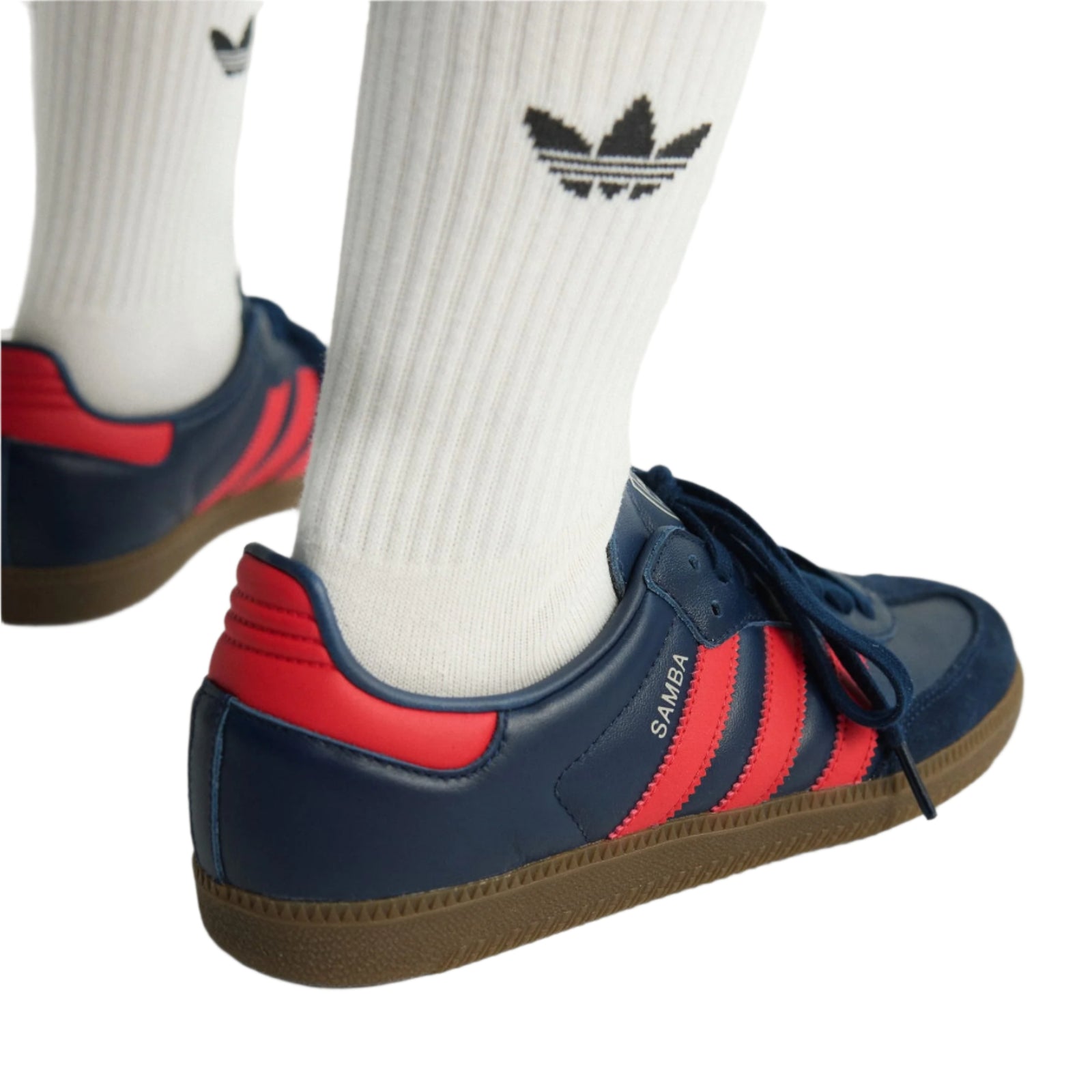 adidas Arsenal Samba Indoor Soccer Shoes (Indigo/Red/Gum)