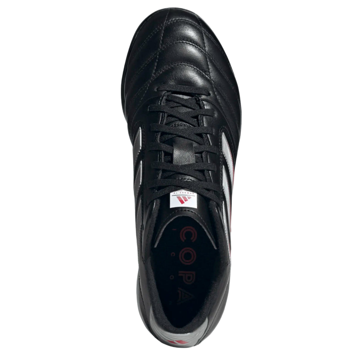 adidas Copa Icon II Pro Turf Soccer Shoes (Black/Red/Silver Metallic)