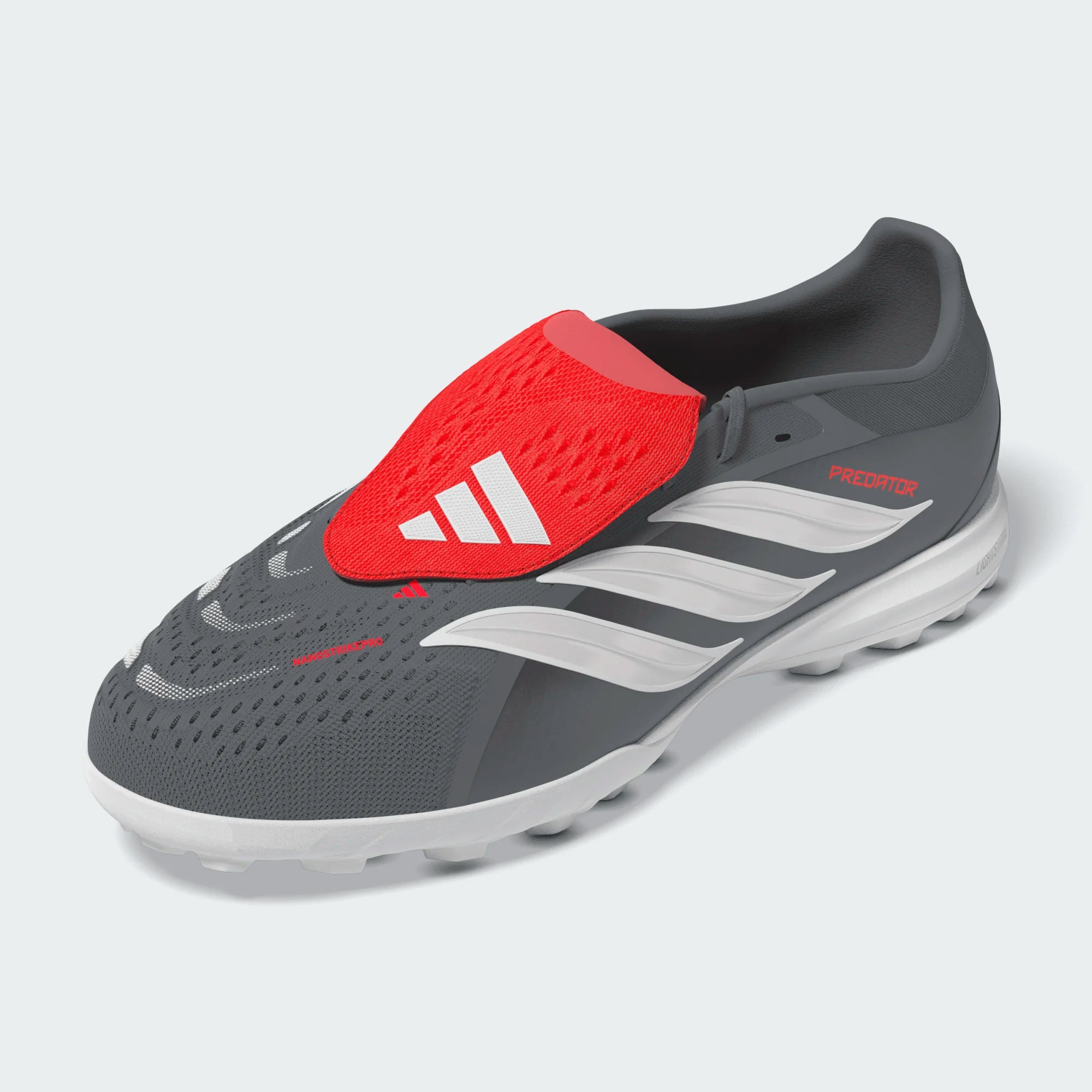 adidas Predator Pro Fold Tongue Turf FT TF Soccer Shoes (Iron
