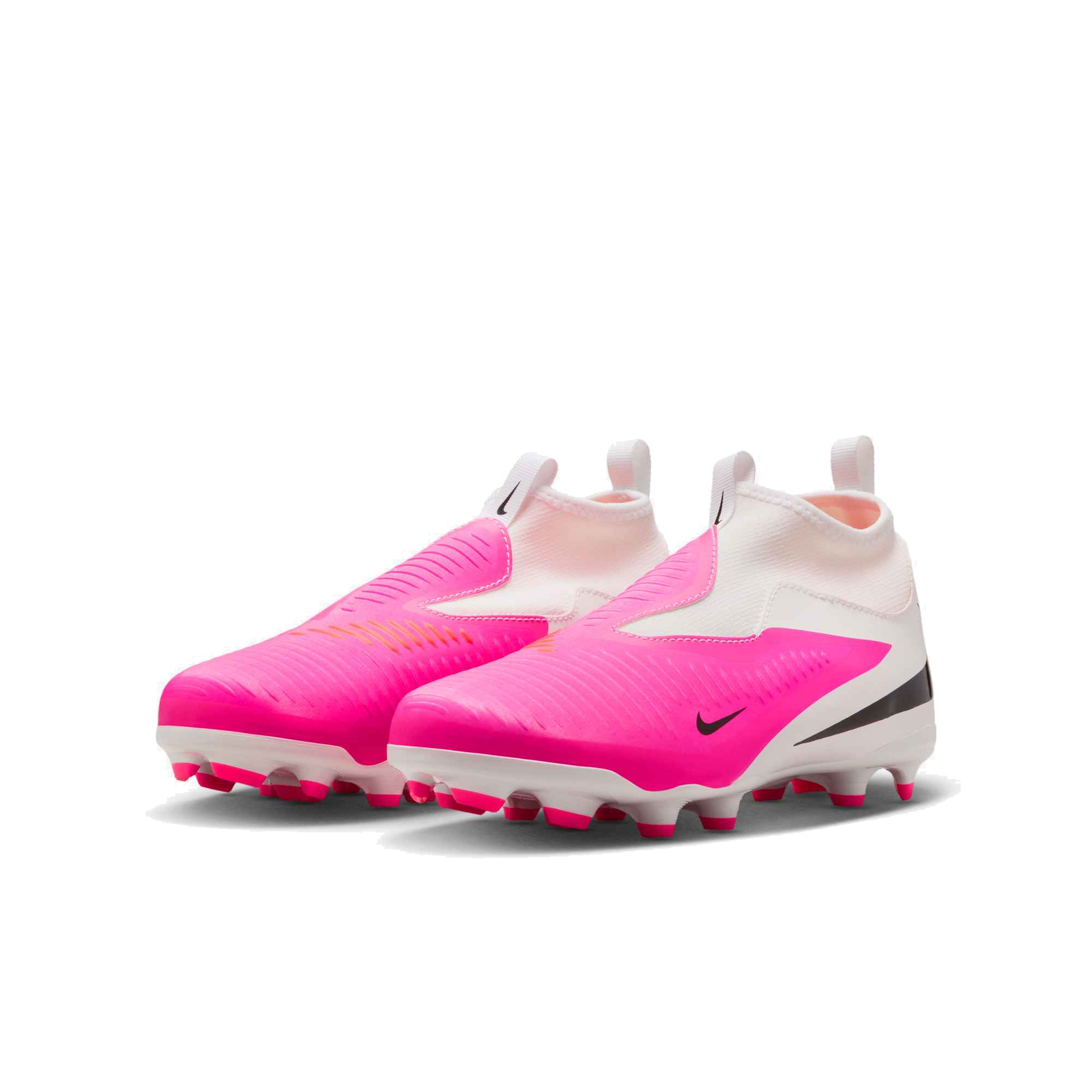 Nike Jr. Phantom 6 High Academy Firm Ground Cleats (Multi/Black)