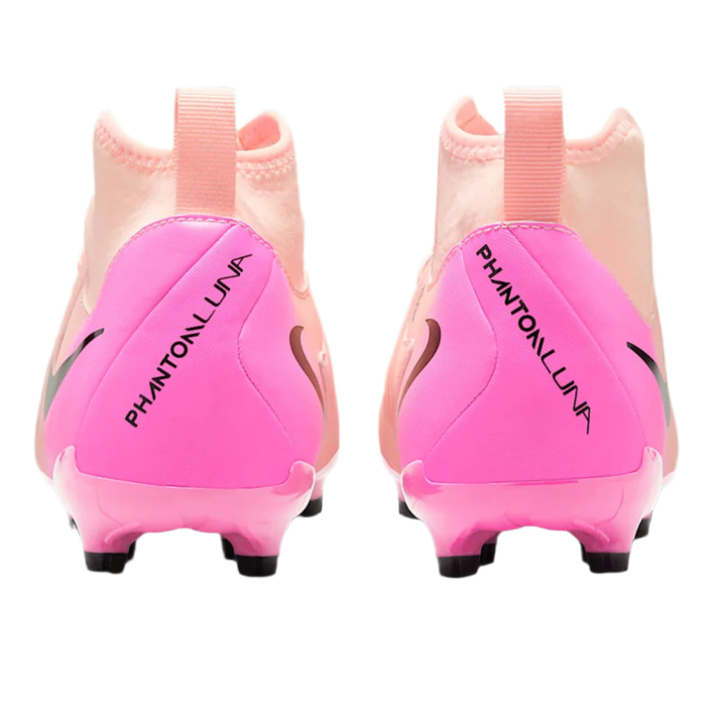 Nike Youth Jr. Phantom Luna II Academy FG/MG (Crimson Tint/Black-Pink Blast)