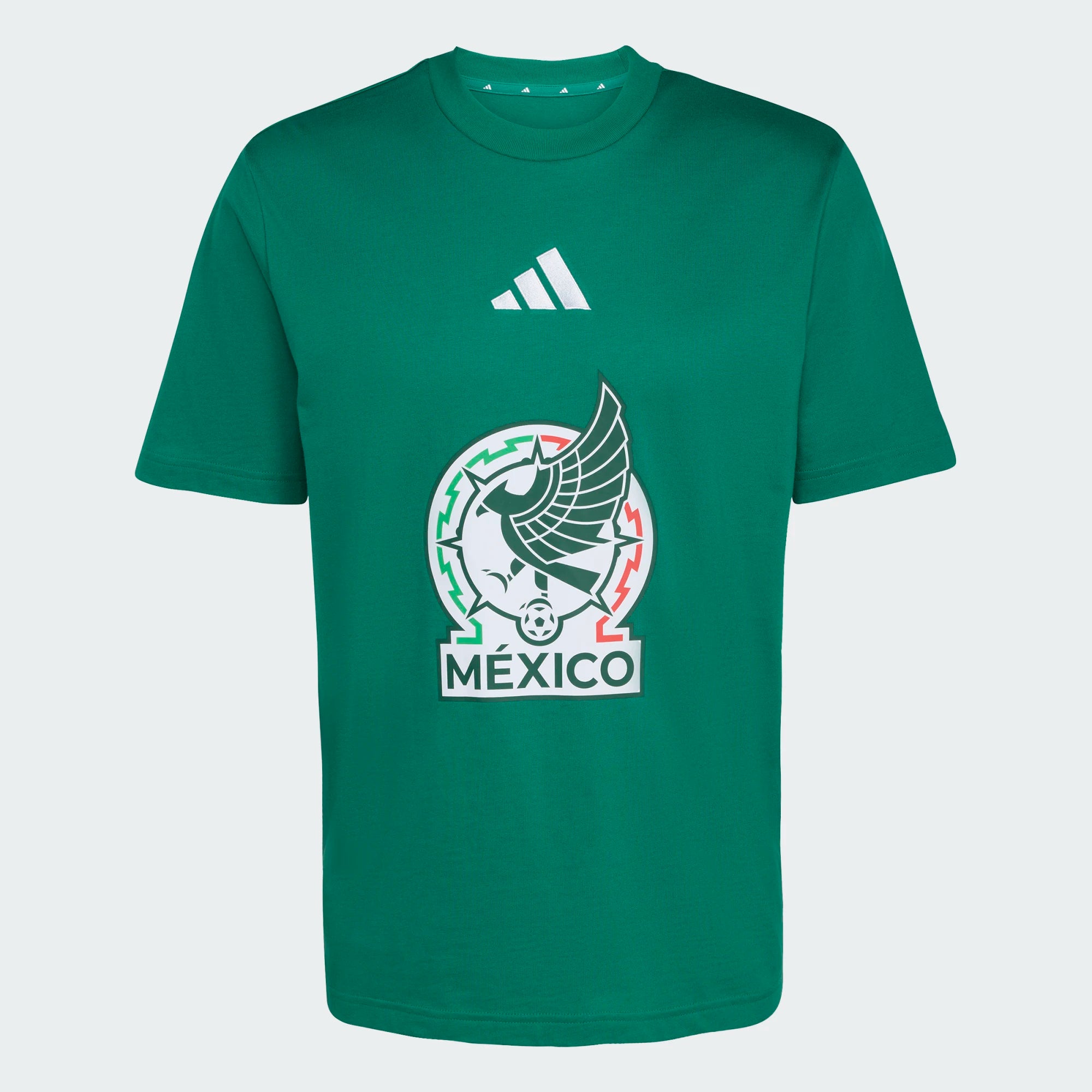 adidas Men's Mexico Logo Crest World Cup T-Shirt (Green)