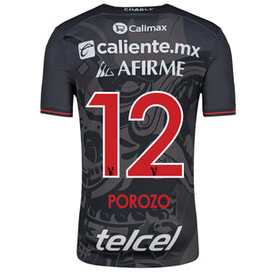 Charly Jackson Porozo Xolos de Tijuana Third Jersey 24/25 (Black/Red)