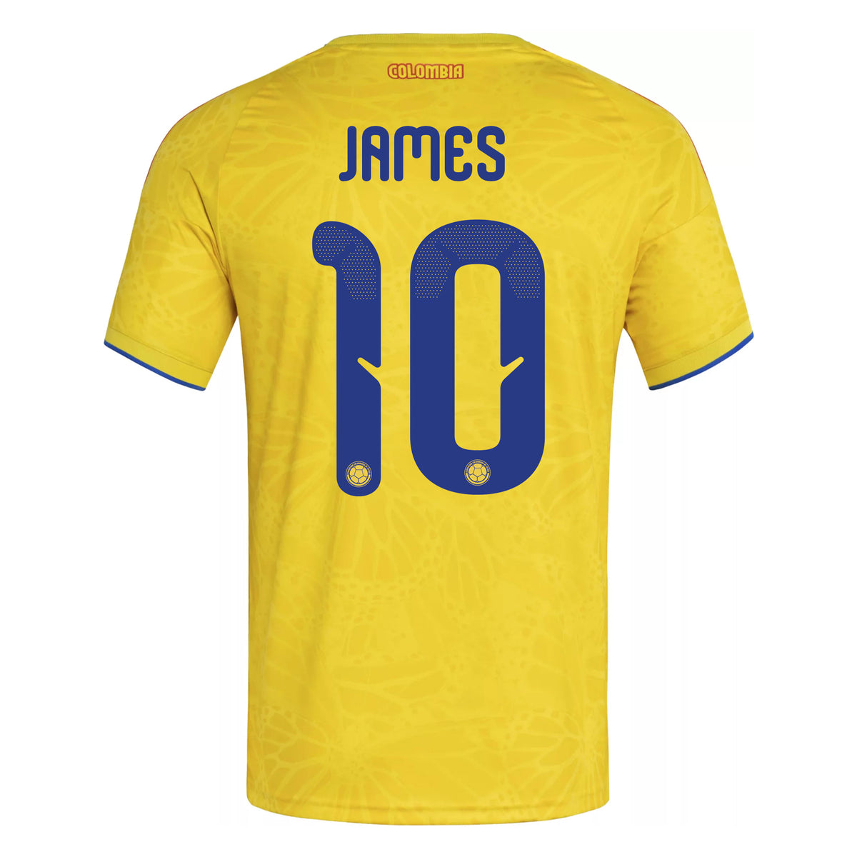 adidas Men's James Rodriguez Colombia 2026 Authentic Home Jersey (Impact Yellow)