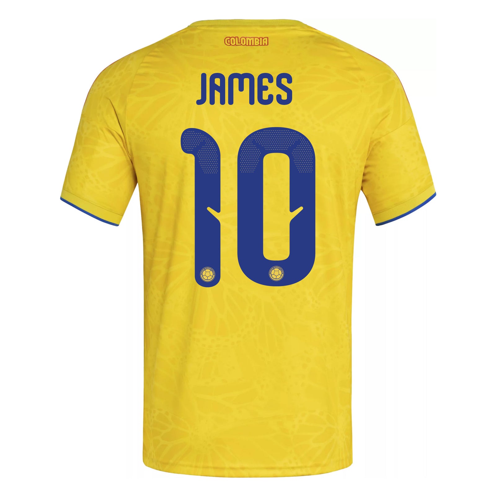 adidas Men's James Rodriguez Colombia 2026 Authentic Home Jersey (Impact Yellow)