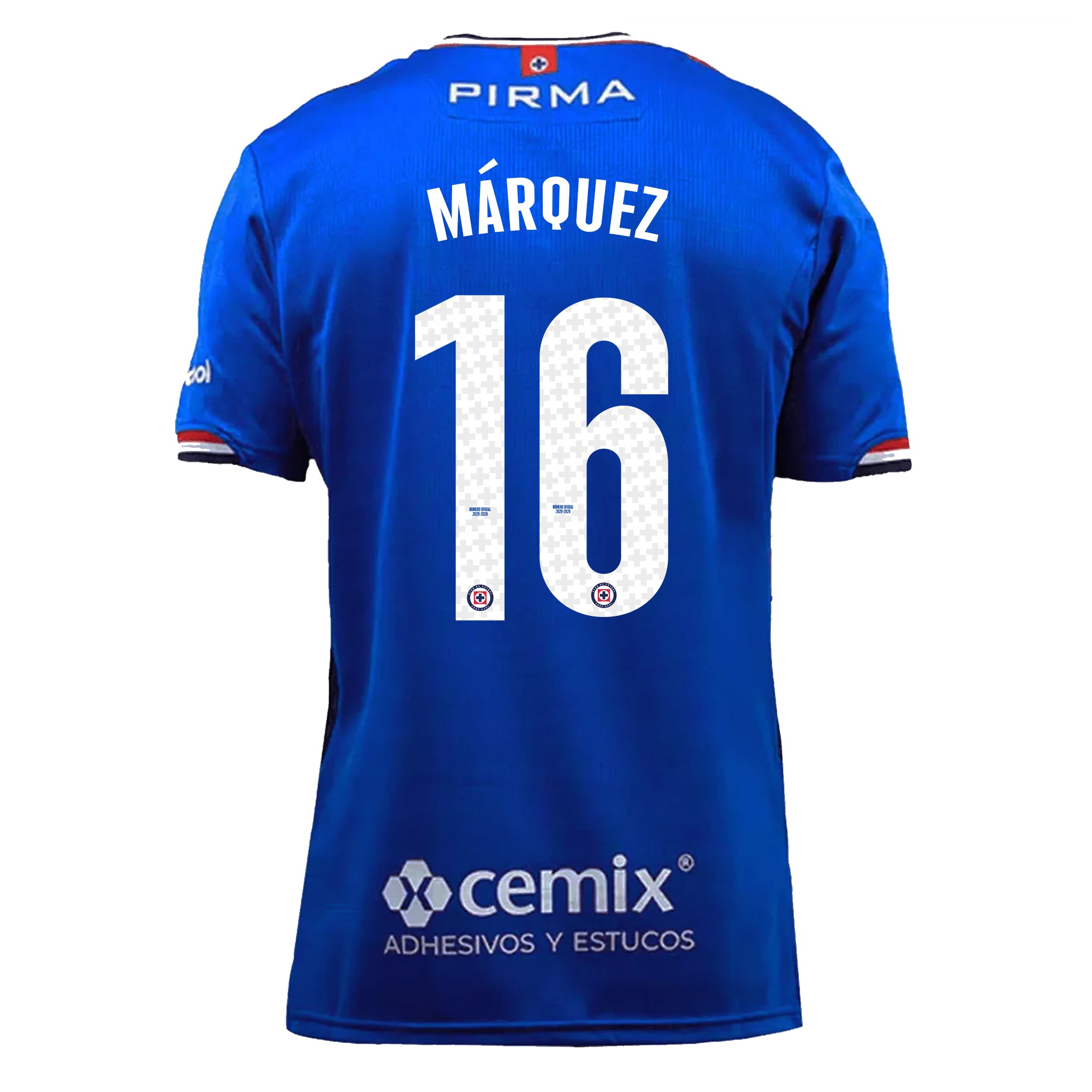 Pirma Men's Jeremy Márquez Cruz Azul Home Jersey 25/26 (Blue