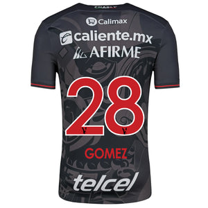 Charly Jesus Gomez Xolos de Tijuana Third Jersey 24/25 (Black/Red)