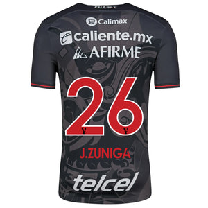 Charly Jose Zuniga Xolos de Tijuana Third Jersey 24/25 (Black/Red)