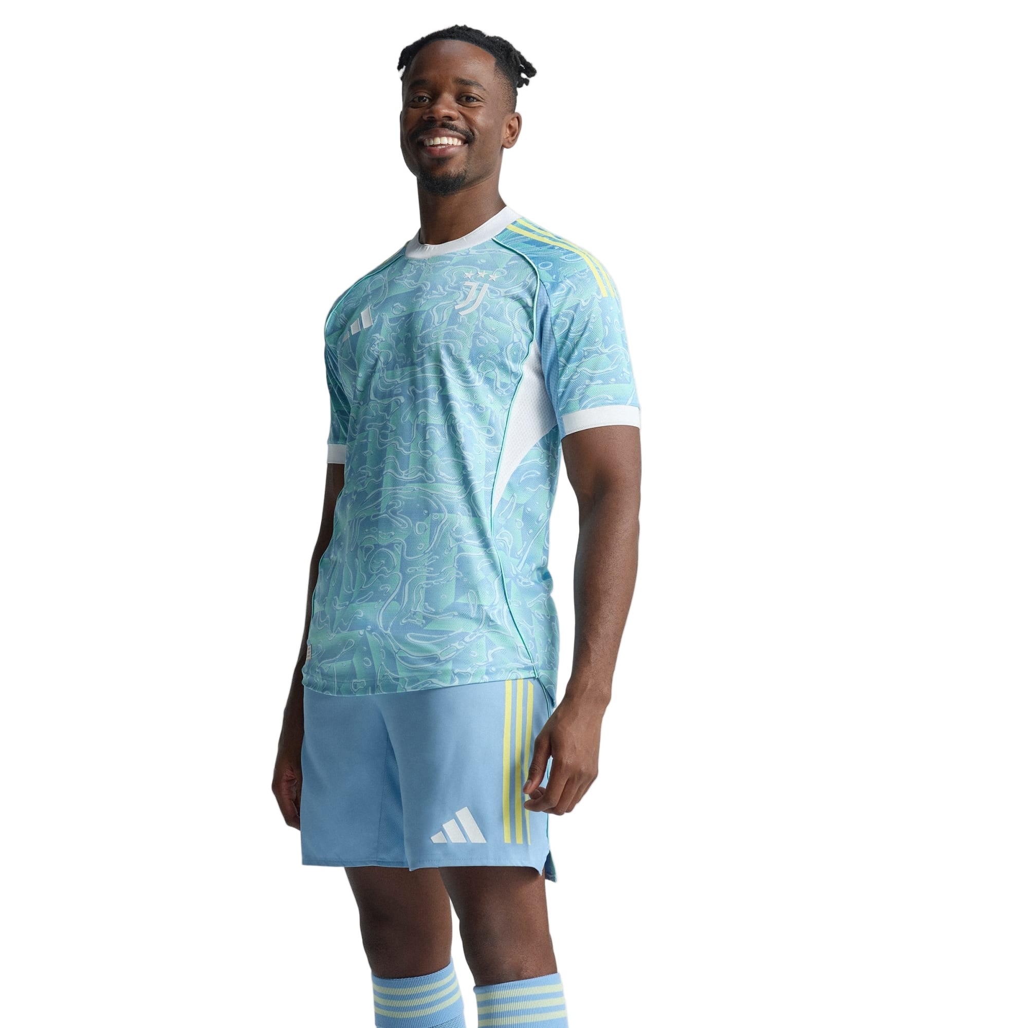 adidas Juventus Authentic Away Jersey 25/26 (Ash Blue)