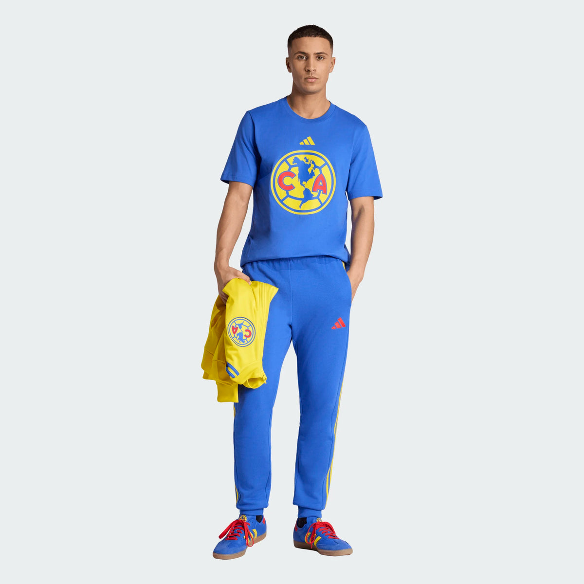 adidas Men's Club América DNA Logo T-Shirt (Blue)