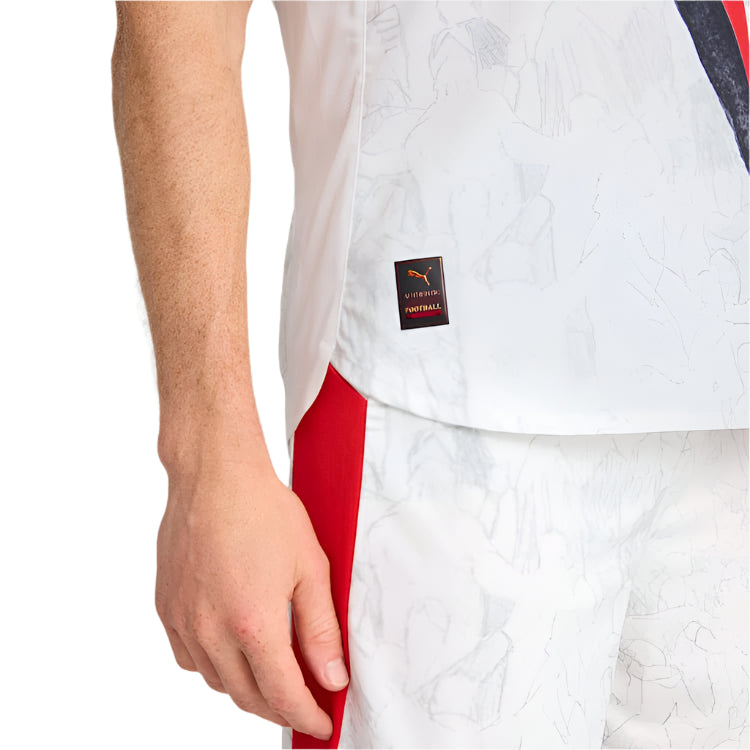 Puma Manchester City Authentic Kid Super Jersey w/ Club World Cup Patches 25/26 (Puma White/Puma Black)