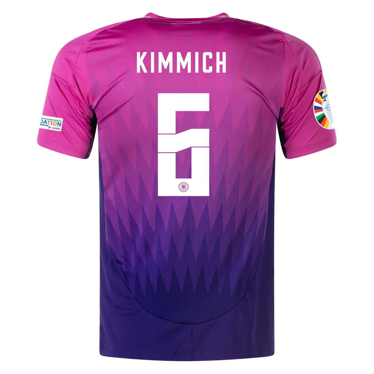 adidas Germany Joshua Kimmich Away Jersey w/ Euro 2024 Patches 24/25 ...