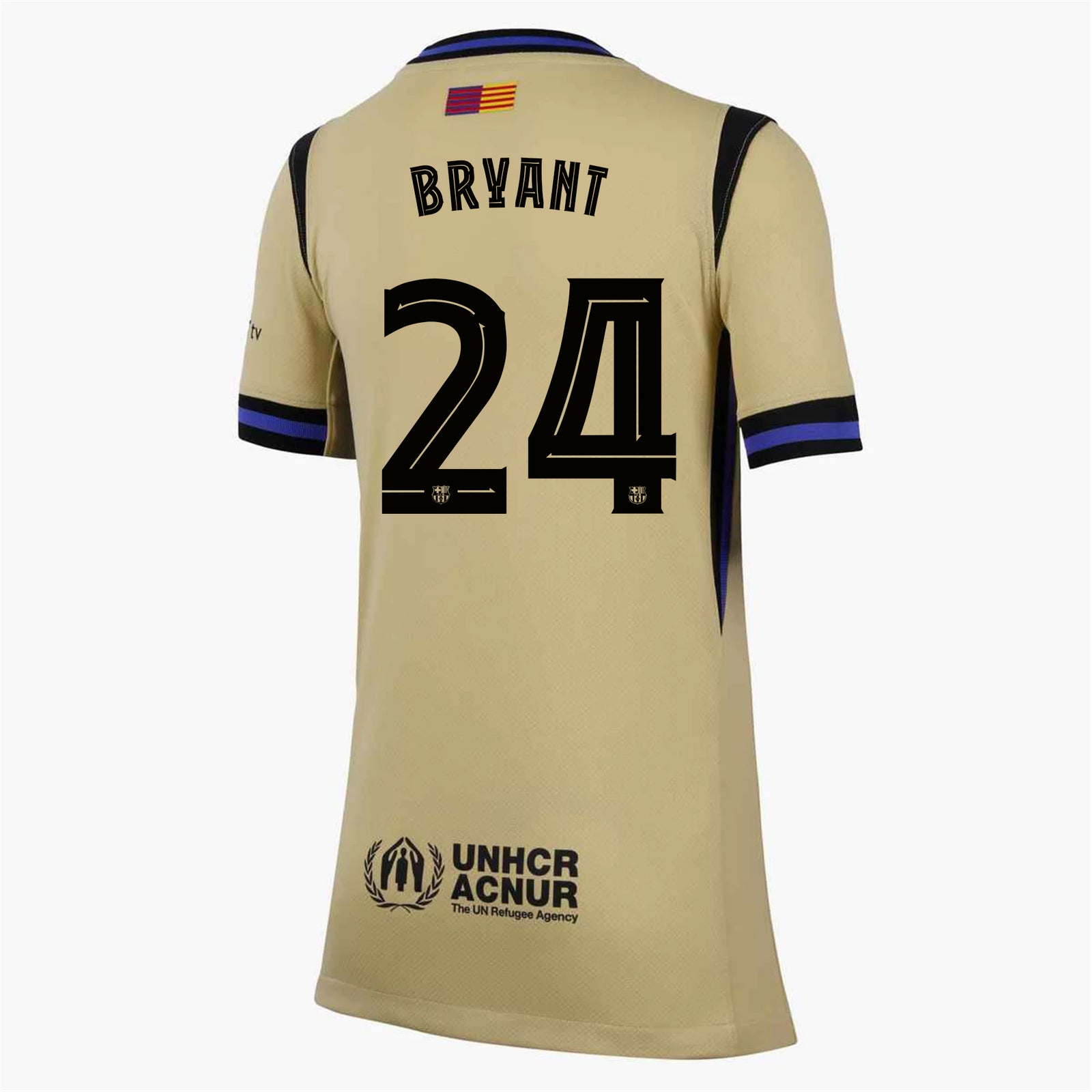Nike Youth Kobe Bryant FC Barcelona Away Jersey 25/26 (Team Gold/Persian Violet/Black)