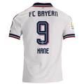 adidas Mens Bayern Munich Harry Kane Away Jersey w/ Bundesliga Champion Patch 26/27 (White)