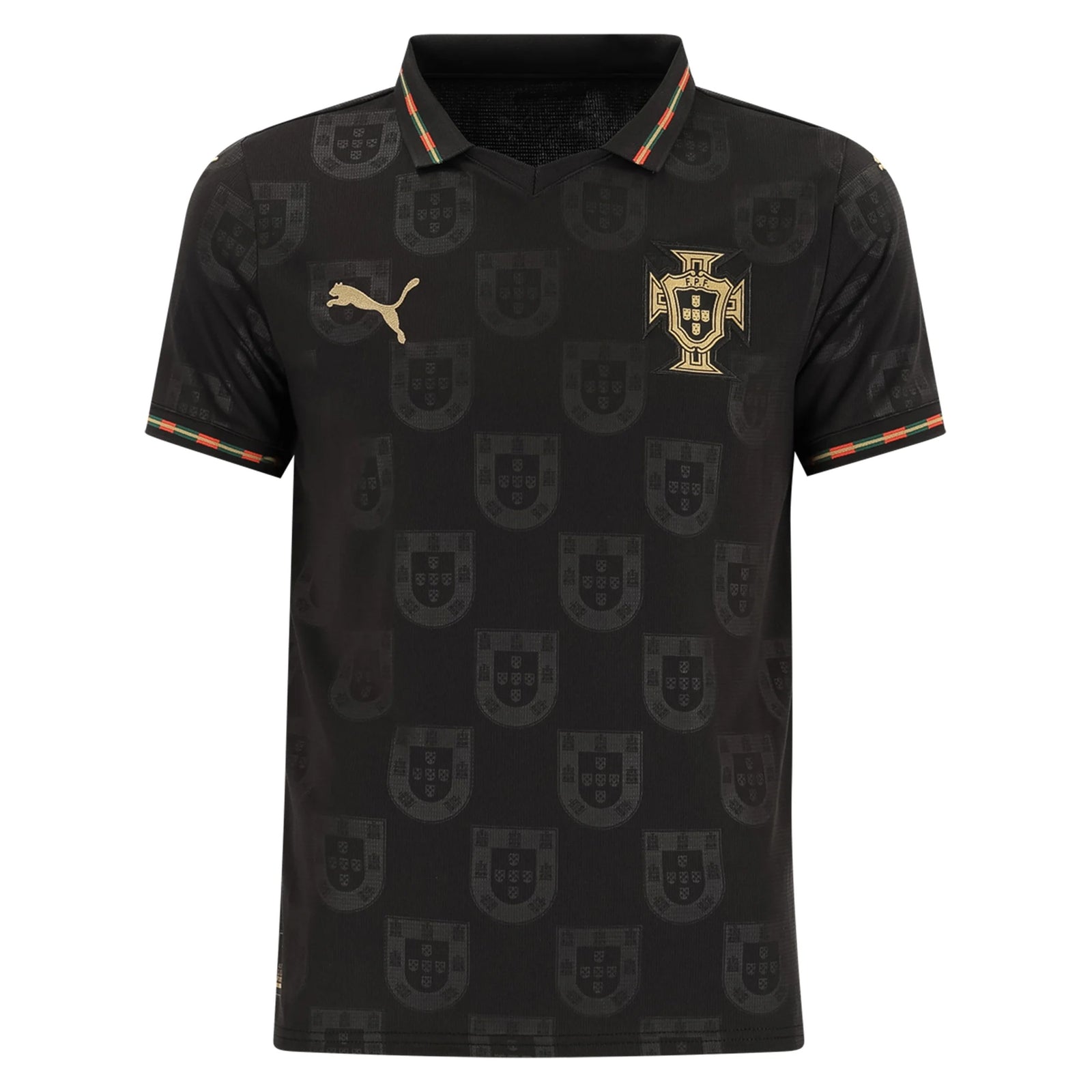 PUMA Youth Portugal Special Edition Jersey 25/26 (Black/Gold)