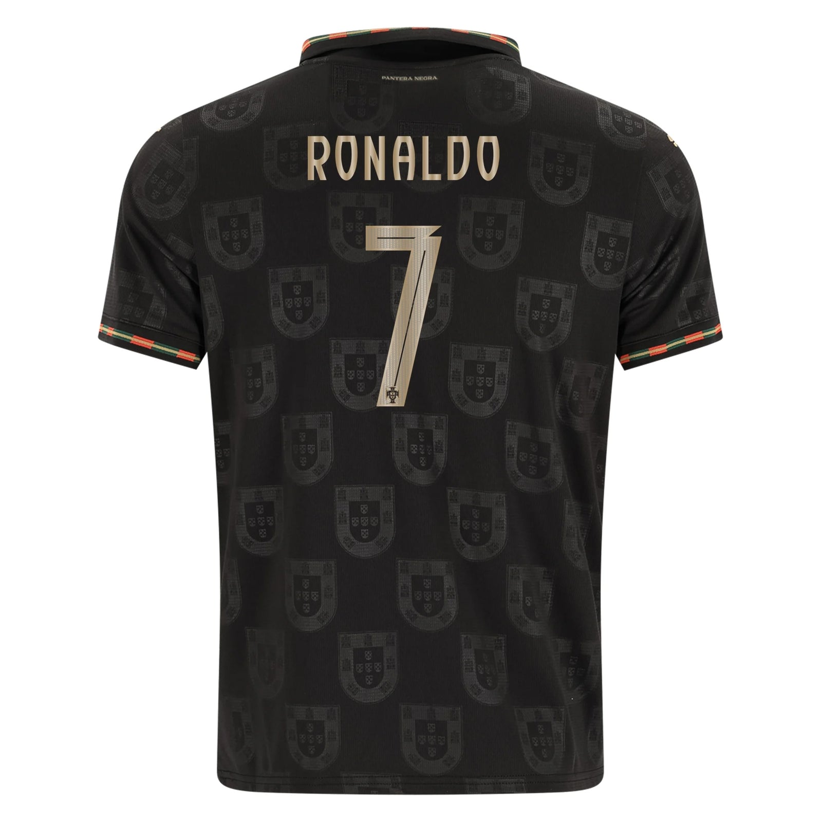 PUMA Youth Portugal Cristiano Ronaldo Special Edition Jersey 25/26 (Black/Gold)