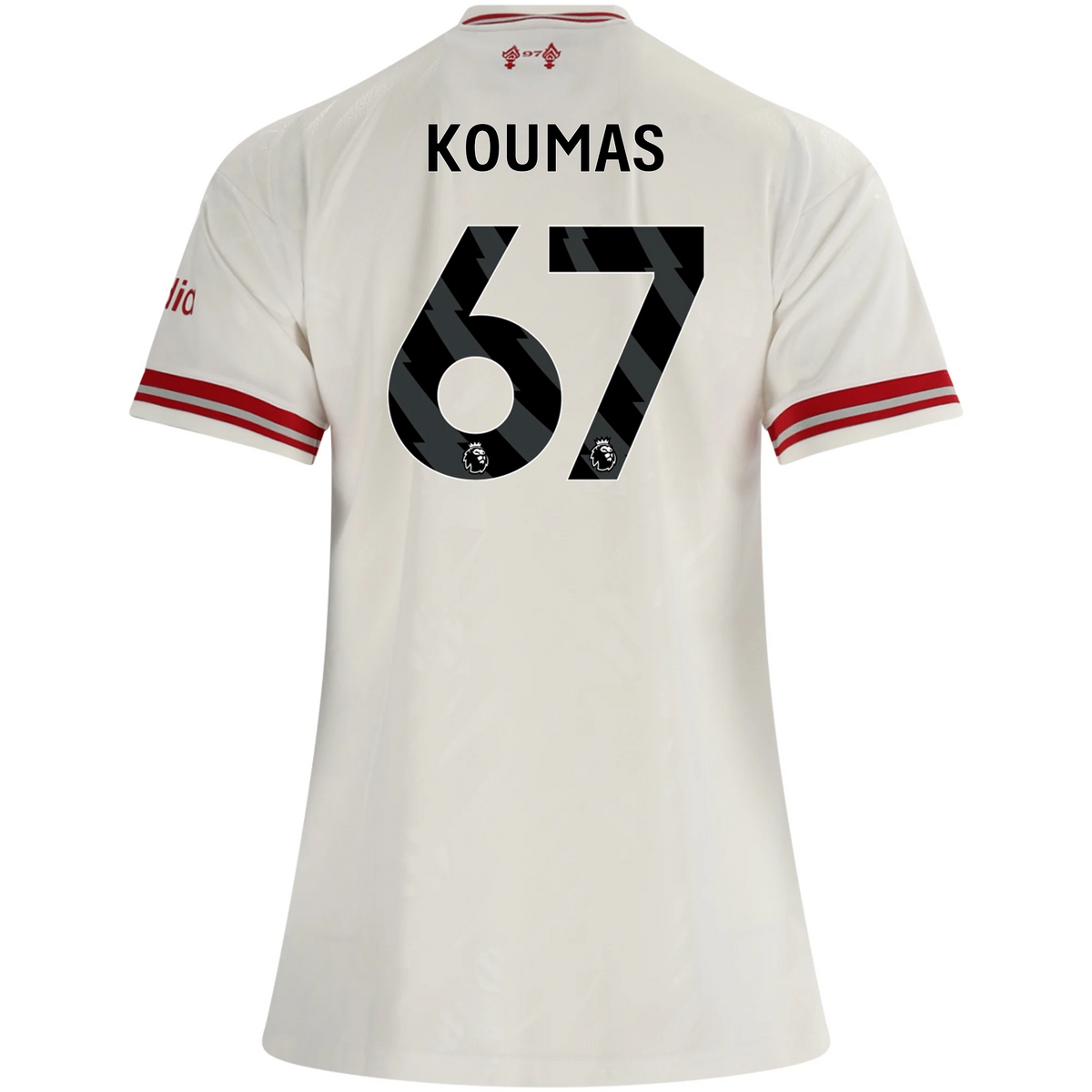 adidas Women’s Liverpool Lewis Koumas Away Jersey 26/27 (White/Red)