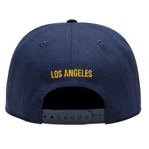 Fan Ink LA Galaxy Dawn Snapback Hat (Navy Blue)