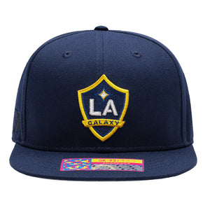 Fan Ink LA Galaxy Dawn Snapback Hat (Navy Blue)