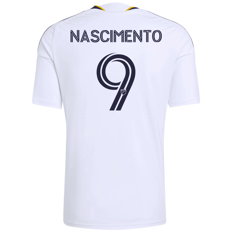 adidas Men's Nascimento  LA Galaxy Home Replica Jersey 26/27 (White)
