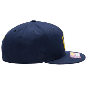 Fan Ink LA Galaxy Dawn Snapback Hat (Navy Blue)